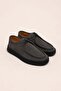 Men's Anthracite Suede Genuine Leather Daily Casual Lace-Up Rubber Sole Shoes – Bridge - 6