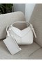 Asymmetrical Wallet with Charm Hand and Crossbody Women's Bag