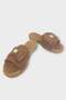 Open Front Bow Tie Detail Straw Knit Women's Slippers Vi̇zon - 3