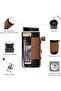 Portable Coffee Maker, Manual Hand Grinder with Double Wall Insulation, Stainless Steel Travel Mug, 24-Hour Temperature Control, Car-Mounted Design