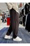 Coffee Tencel Fabric Slim Loose Fit Pants Jj-204 - 3