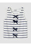 Navy Blue Bow Detailed Girls' Athlete Top - 2