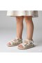 (Arzen) Lightweight Thermo Sole Velcro Children's Sports Shoes White - 3