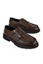 , Men's Genuine Leather Shoes 161423Z141 Brown - 2