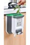 Kitchen Adjustable Hanging Trash Container Cabinet Organizer Garbage Box Desktop Small Compact - 7