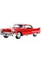 1:24 Freddy Krueger 1958 Cadillac Series 62 Diecast Model Car and Freddy Krueger Figure - 6