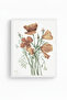 White Wooden Framed Flower Patterned Painting - Pastel Tones |   Huhu1171