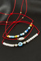3 Pieces Evil Eye Crystal Sand Bead Bracelet Elk-Bjtieg