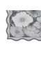 Sdt White Flower Figure Theme Patterned Modern Woven Base Decorative Carpet Sdt1490 - 6