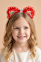 Girl's Lace Detailed Transparent Eared Crown - Sparkling Hair Accessory with Sequin Filling Inside - 4