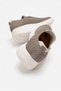 Simple Lace Patterned Knitwear Women's Shoes Brown - 4
