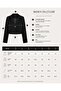 Red Women's Regular Fit Double Button Detailed Cropped Blazer Jacket – Modern Stylish Design - 4