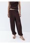 Textured harem pants