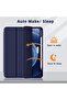 Compatible with iPad Pro M4 11 Inch Case 2024 with Pencil Holder, Slim Smart Protective Cover, Navy Blue - 7