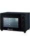 Electric Oven | 60L Black Oven with Timer, Temperature Control,(2200W) Rotisserie & Convection Functions (ME-EOV6001)