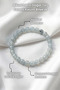 Natural Stone Faceted Cut Bracelets Orange Agate Green Blue Agate Needle Agate Blue Black Agate Red Agate Mixed Chakra Agate Aquamarine Stone