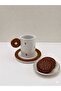 Di Tazza_El Yapimi Two-Person Four-Piece_110Ml Coffee Cup with Biscuit - 2