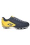 Dgn Black Yellow Boy's Crampon Football Shoes