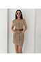Women's Belted Double Pocket Buttoned Sleeveless Safari Mini Dress - 5