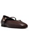 2511109Y Women's Genuine Leather Premium Ballerinas - 4