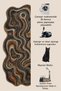 Sdt Shape Theme Patterned Modern Woven Base Decorative Carpet Sdt1619 - 5