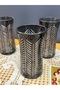 Cut-Out Embroidered Set of 6 Glasses 350 ml - 3