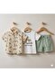 Muslin Safari Series 3-Piece Baby Boy Summer Set - 100% Cotton
