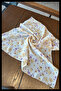 Yellow Floral Patterned 45X45 Summer Chiffon Scarf |   Women's Neck Hair Bag Accessory - 2
