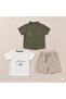 Muslin 2-Piece Baby Boy Summer Set - 100% Cotton - 3
