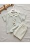 2-Piece Baby Summer Set with Baby Collar - 4