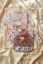 Tinybloom Set of 2 Liquid-Proof Long Sleeve Baby Food and Activity Bibs - Stain-Proof and Wipeable - 2
