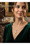 316L Steel Gold Color Openable Clover Model Zircon Stone Necklace - 2