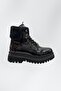 Winter Waterproof Lace-Up Comfortable Women's Boots Black Boots Ideal for Daily Use - 2