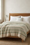 Double 4-Layer Muslin Bedspread 220X230 cm Buldan Handmade Striped Without Filling - 5