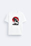 Godzilla Printed Crew Neck White T-Shirt T-Shirt