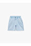 Washable Basic Shorts with Cotton Pocket Detail - 3
