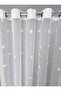 Children's Room Star Patterned Rustic Tulle Curtain Eyelet Curtain Rustic Tulle Curtain