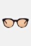 Men GU00214 56E Round Sunglasses, Havana