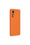 Mi 12 Lite Compatible Case Nano Velvet Silicone - Orange - 2