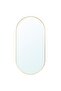 LINDBYN Mirror, gold-colour, 60 x 120 cm