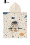 Hooded Printed Colorful Children's Baby Sea Poncho Beach Towel - 2