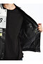 Ozmarka New Season Comfortable Fit College Collar Men's Leather Look Jacket - 3