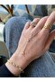 2 Row Star Stone Gold Steel Şahmeran Aura