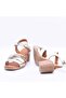 Noveris Women's Genuine Leather Heeled Sandals - 6