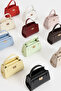 Women's Twist-Lock Box and Stylish Handbag Hand and Shoulder Bag (Length 15 cm Width 18 cm) - 4