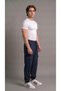 Men's Lycra Comfortable Fit Parachute Navy Blue Trousers with Commando Pockets and Adjustable Cuffs - 4