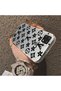 Oppo A15 Compatible Silicone Edge Hard Back Case Couple Phone Case Brand Patterned - 3