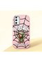 Samsung Galaxy S20 Fe Compatible Case Camera Protector Pink Silicone Couple Phone Case Spiderman Patterned