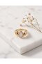 Geometric Detailed Zircon Stone Ring - 4