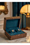 Brass gold color zircon stone heart model women's earrings. - 4